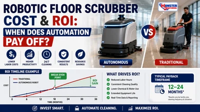 Robotic Floor Scrubber Cost & ROI: When Does Automation Pay Off?