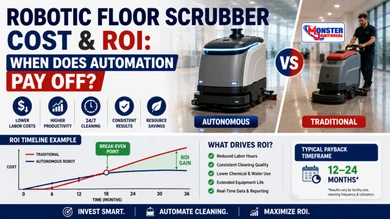 Robotic Floor Scrubber Cost & ROI: When Does Automation Pay Off?