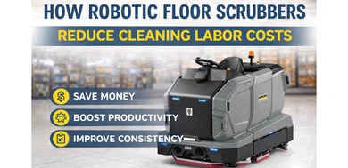 How Robotic Floor Scrubbers Reduce Cleaning Labor Costs