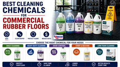 Best Cleaning Chemicals for Commercial Rubber Floors