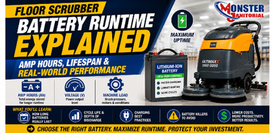 AGM vs Gel vs Lithium vs Wet Batteries for Floor Scrubbers: Runtime Lifespan & Real-World Performance