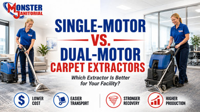 Single-Motor vs. Dual-Motor Carpet Extractors