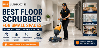 Best Floor Scrubber for Small Spaces (Schools, Healthcare, Retail)
