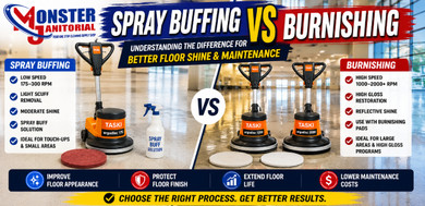 Spray Buffing vs Burnishing