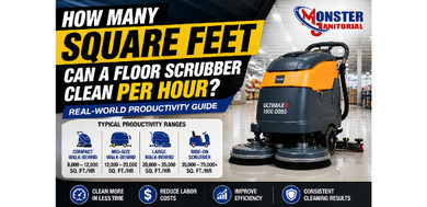 How Many Square Feet Can a Floor Scrubber Clean Per Hour? 