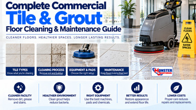 Auto Scrubbers, Floor Machines & Brushes for Commercial Tile & Grout Floors