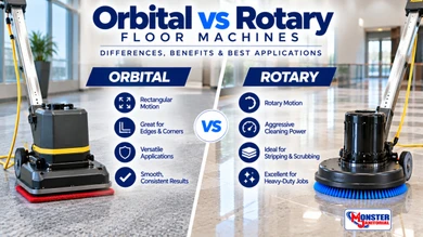 Orbital vs Rotary Floor Machines: Differences, Benefits & Best Applications