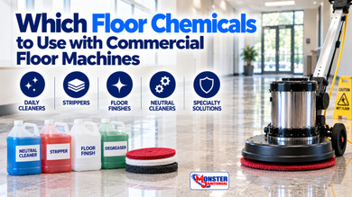 Which Floor Chemicals to Use with Commercial Floor Machines