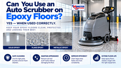 Can You Use an Auto Scrubber on Epoxy Floors?