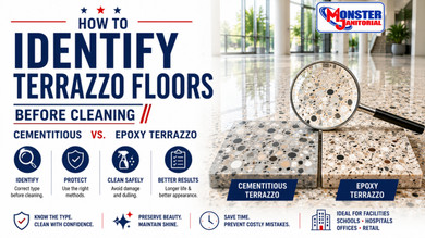 How to Identify Terrazzo Floors Before Cleaning: Cementitious vs. Epoxy Terrazzo