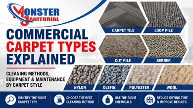 Commercial Carpet Types Explained | Cleaning Methods, Equipment & Maintenance Guide