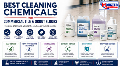 Best Cleaning Chemicals for Commercial Tile & Grout Floors