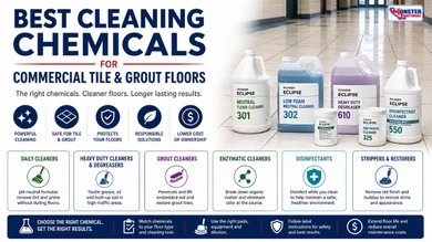 Best Cleaning Chemicals for Commercial Tile & Grout Floors