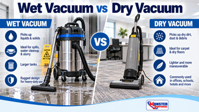 Wet Vacuum vs Dry Vacuum