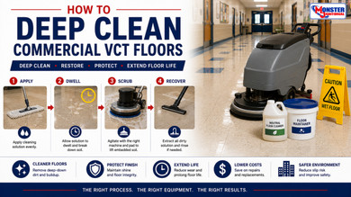 How to Deep Clean Commercial VCT Floors