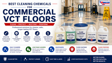 Best Cleaning Chemicals for Commercial VCT Floors