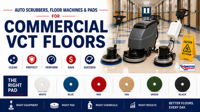 Auto Scrubbers, Floor Machines & Pads for Commercial VCT Floors