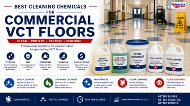 Best Cleaning Chemicals for Commercial VCT Floors