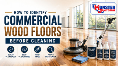 How to Identify Commercial Wood Floors Before Cleaning: Sealed vs. Unsealed, Solid vs. Engineered & Finish Types