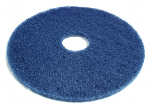 17" Blue Round Floor Pads - Box of 5