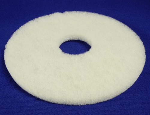 Tennant 222324B5 - Aftermarket Floor Pads, 14" White (5 Pack) part image