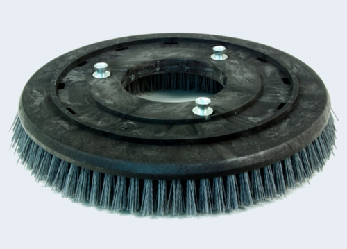 Minuteman International 3315493 - Aftermarket Rotary Scrub Brush, 16", .035" / 180 Grit, W/ 3 Lug Clutch part image