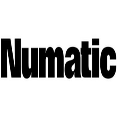 Numatic 904191 - RED BRUSH DECK RELASE LEVER COVER - Numatic logo thumbnail  OEM replacement parts for Numatic commercial cleaning equipment