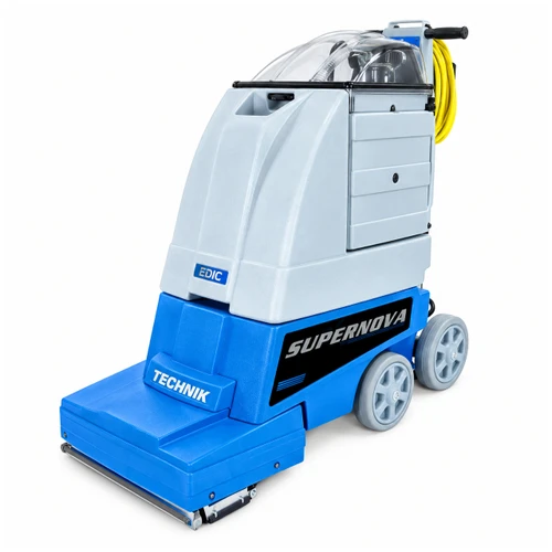 EDIC Supernova two-way carpet extractor angled view highlighting dual-direction cleaning design