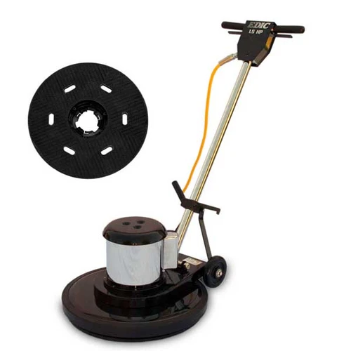 EDIC Saturn SV LS3-BK-SV 17 inch low speed floor machine with pad driver included