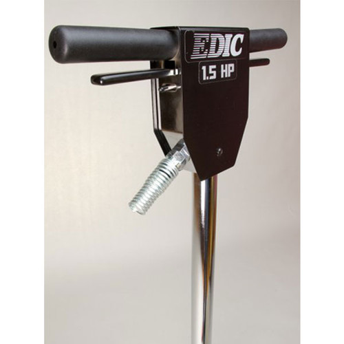 EDIC Saturn 20DS3-BK-SV 20 inch dual speed floor machine with 180/320 RPM, handle close up