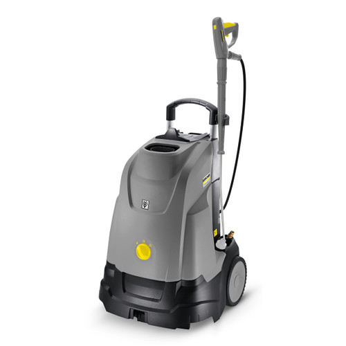 Filling fuel tank on Karcher HDS 1.7/12 U Ed hot water pressure washer for burner operation