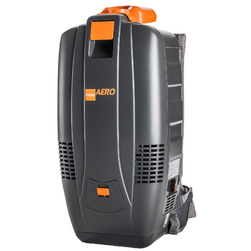 TASKI AERO BP+ lithium-ion backpack vacuum unit ergonomic lightweight commercial design