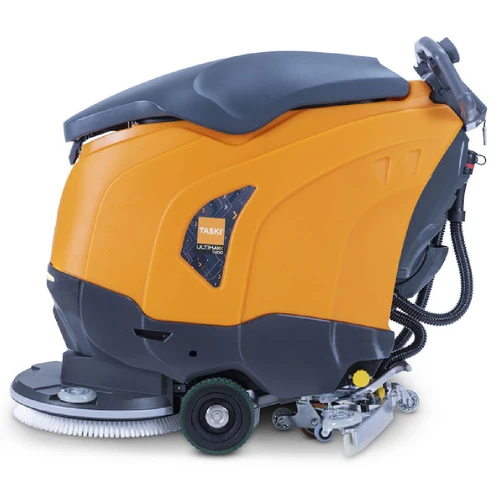 TASKI ULTIMAXX 1900 SD50 side profile powered drive floor scrubber 20 inch commercial cleaning machine