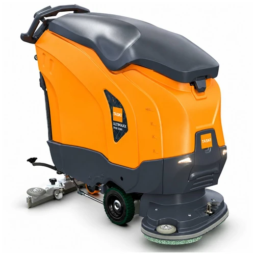 TASKI ULTIMAXX 2900 DD65 dual disc auto scrubber with 22-inch cleaning path and powered drive system