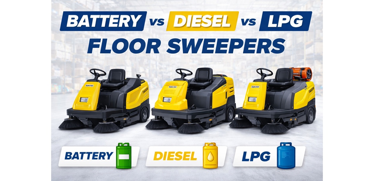 Battery vs Diesel vs LPG Floor Sweepers - Which Power Type Is Best ...