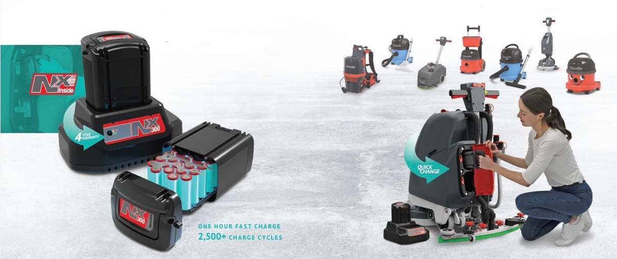 Numatic by NaceCare NX300 LFP Battery Family