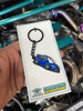 Subaru STI VA Metal Keychain