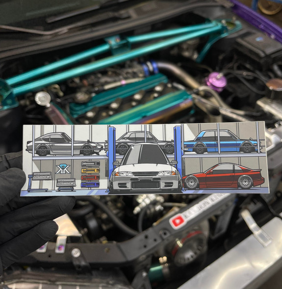 Nissan Garage Sticker