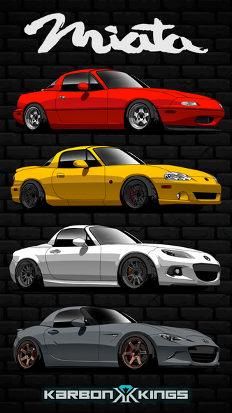 Mazda Miata (3FT Tall)