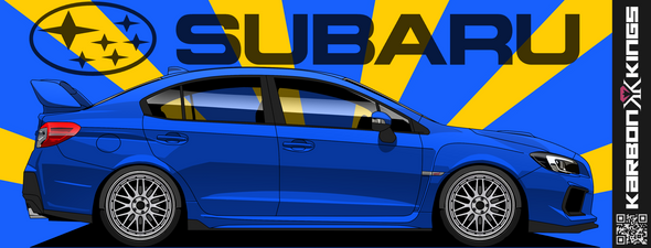 VA Subaru Slap Sticker