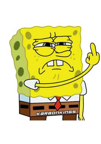 Spongebob Flipping Off