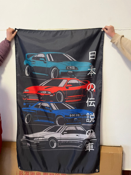 JDM LEGENDS 3X5  FLAG