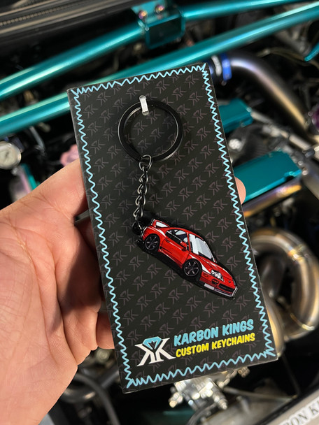 MK4 Toyota Supra Metal Keychain