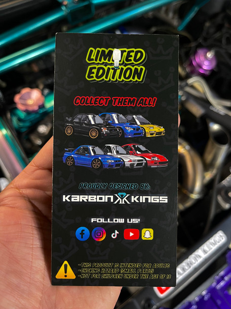 Subaru Hawkeye STI Metal Keychain