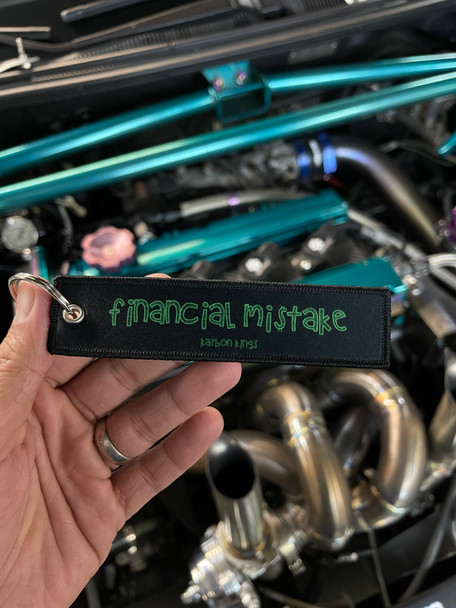 Financial Mistake Key Tag