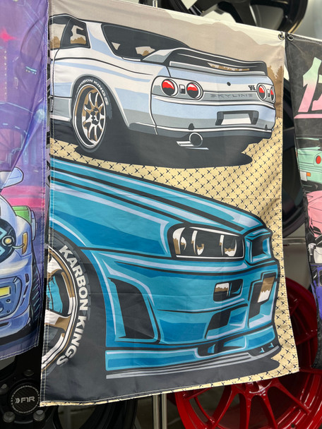 Nissan GTR R32 R34 Flag