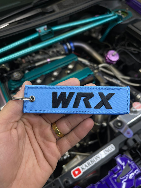 Light Blue WRX Keytag