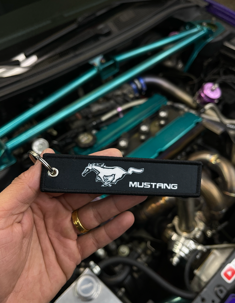 Mustang Logo Keytag