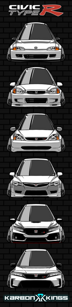 Civic Type R Generation 6ft Flag