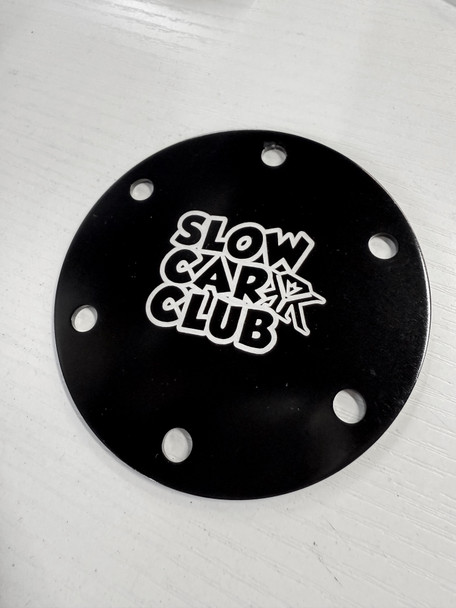 Slow Car Club Horn Delete Plate